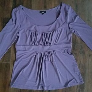 AGB knit top dusty purple XL